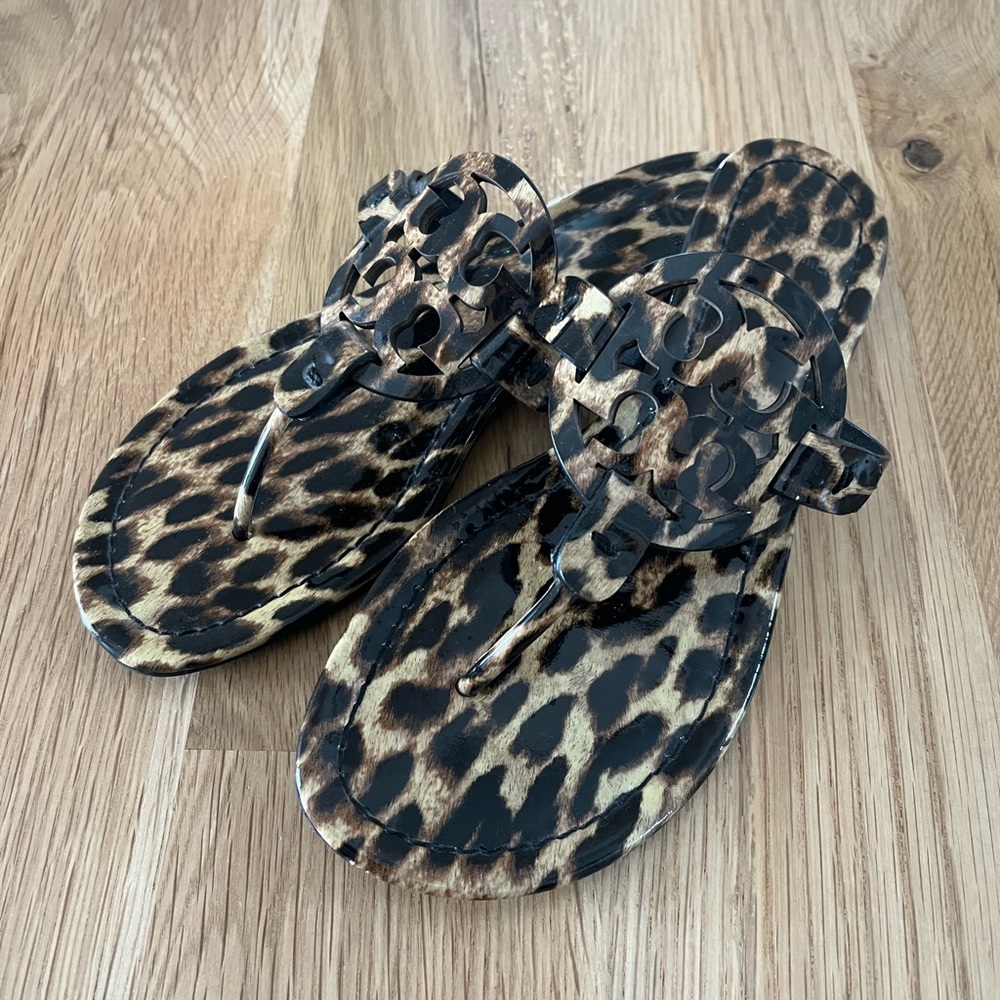 Tory Burch Miller Sandal - Rare Leopard Print